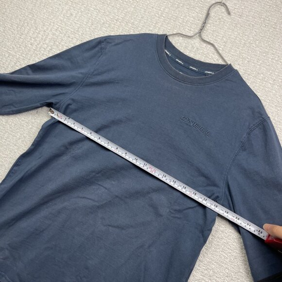 O'Neill Long Sleeve Surf T-shirt Men's Sz *M* Navy Blue Shirt Embroidered - Picture 8 of 10